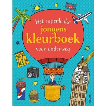 Deltas Het superleuke jongenskleurboek voor onderweg