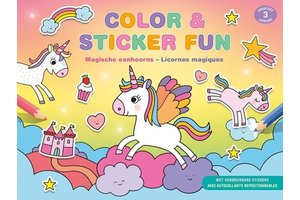 Deltas Color & Sticker Fun - Magische eenhoorns