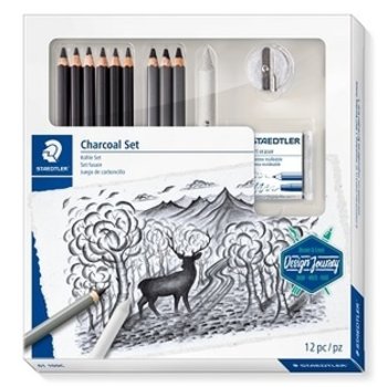 staedtler Mixed Charcoal Set - 12-delig