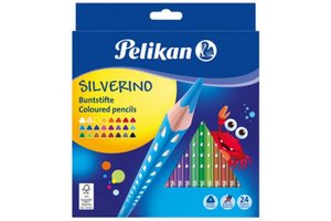 Pelikan Pelikan Silverino kleurpotloden (driehoekig) - 24stuks