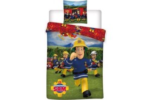 Brandweerman Sam - Dekbedovertrek 100% microfiber (140x200cm)