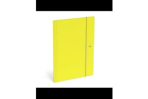 Lannoo QC COLOUR - Elastomap folio, polyprop (yellow)