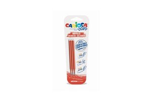 Carioca Oops navulling 0,7mm - 3stuks (rood)