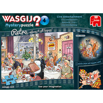 Jumbo Wasgij? Retro Mystery 4 - Live entertainment (1000stuks)