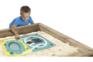 SES Creative Zand speelmat - Water en wegen