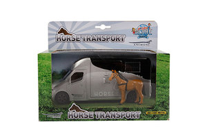 Anemone paardentruck met licht/geluid - 20cm (grijs)