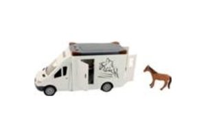 Paardentransporter 27cm + paard met licht/geluid