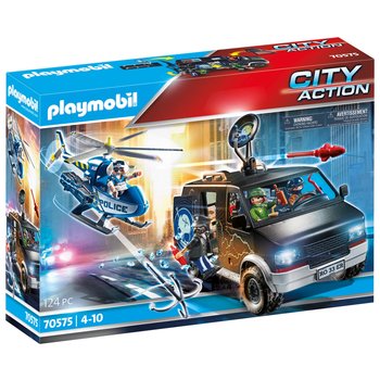 Playmobil PM City Action - Politiehelikopter achtervolging van het vluchtvoertuig 70575