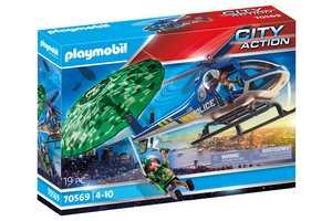 Playmobil PM City Action - Politiehelikopter parachute-achtervolging 70569