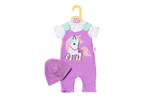 Zapf Dolly Moda Knitted Romper and Hat 43cm Poppenromper