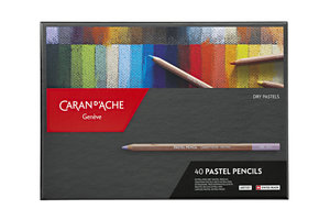 Caran d'Ache Caran d'Ache Kleurpotloden Pastel - 40stuks in karton etui