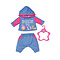 Zapf BABY born Jogging Suits 2 assorted Poppenkledingset