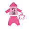 Zapf BABY born Jogging Suits 2 assorted Poppenkledingset