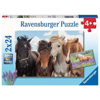 Ravensburger Puzzel (2x24stuks) - Paardenliefde