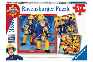 Ravensburger Puzzel (3x49stuks) - Brandweerman Sam - Onze held Sam