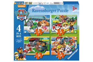 Ravensburger Puzzel 4-in-1 (12/16/20/24stuks) Paw Patrol