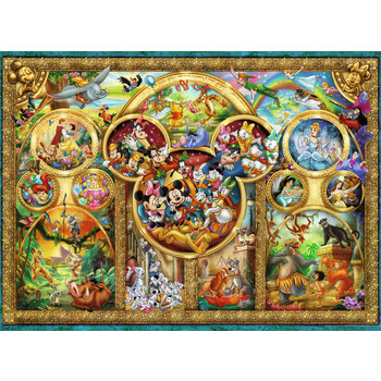 Ravensburger Puzzel (500stuks) - Disney - Famous Disney characters
