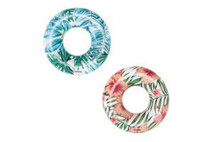 Bestway Tropical Palms Swim Ring Ø1,19m - 1 exemplaar