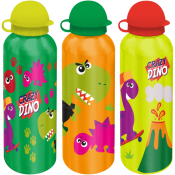 Crazy Dino - Drinkbeker Aluminium 500ml - 1 exemplaar