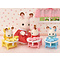 Sylvanian Families Sylvanian Families - Drieling Chocoladekonijn Verzorgingsset