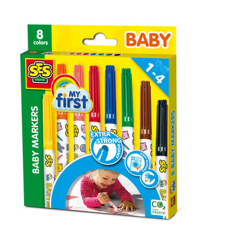 SES Creative SES Creative My First - Baby markers 8 kleuren