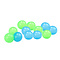 Glow in the dark ballen "Glow Throw" 12 stuks