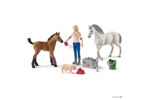 Schleich Schleich Horse Club - Dierenarts met merrie en veulen