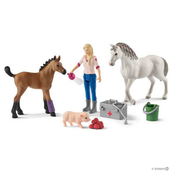 Schleich Schleich Horse Club - Dierenarts met merrie en veulen