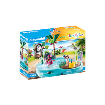 Playmobil PM Family Fun - Leuk zwembad met watersplash 70610