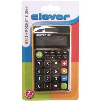 Zakrekenmachine Clover 5201 "Pocket Color 8 Digit"