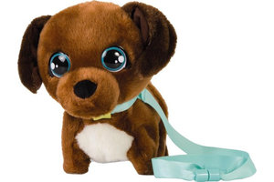 IMC Toys Club Petz - Mini Walkiez Chocolab hondje interactieve knuffel