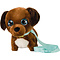 IMC Toys Club Petz - Mini Walkiez Chocolab hondje interactieve knuffel