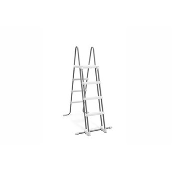 Intex Intex Zwembadladder Krystal Clear (aluminium) - 122cm (grijs/wit)