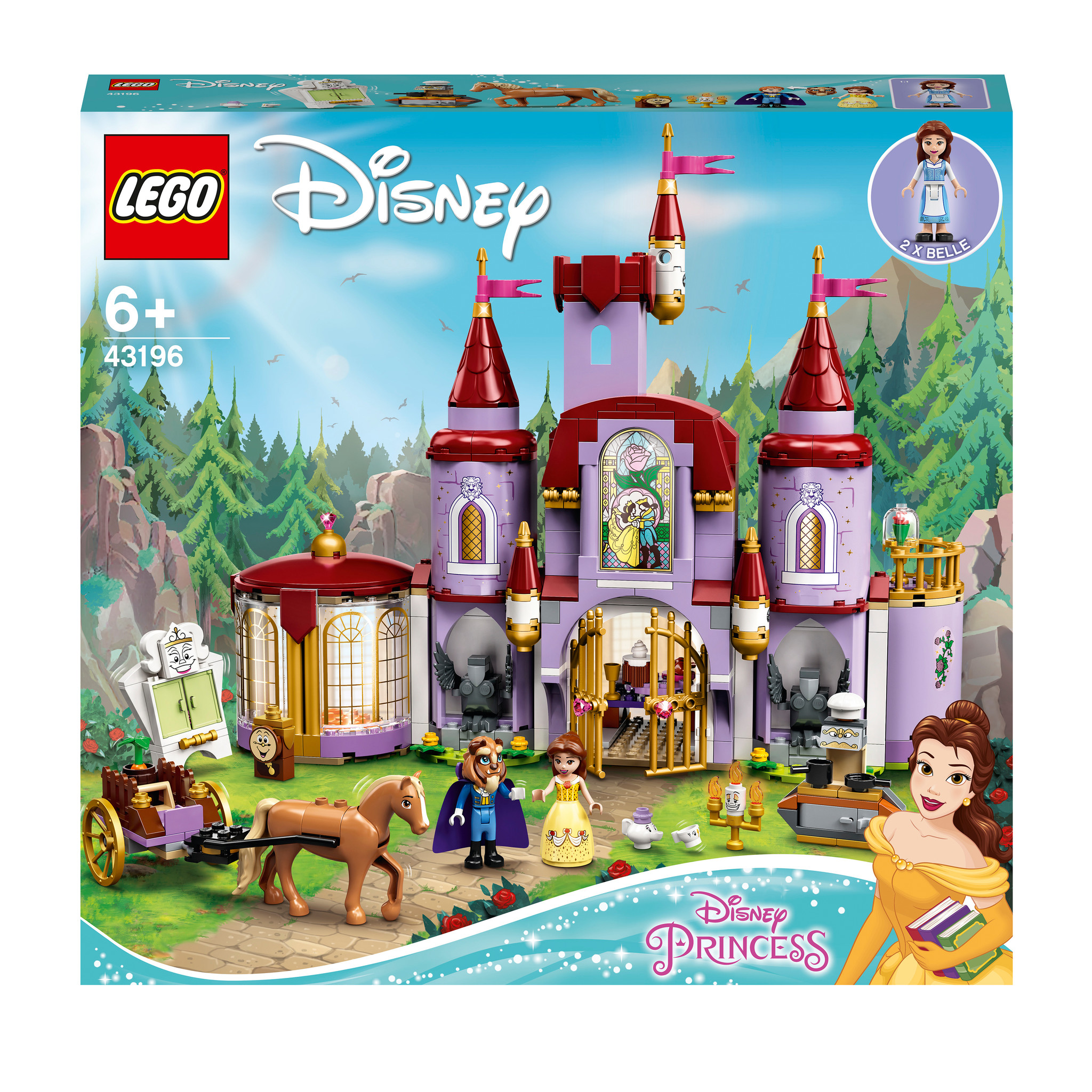 ik ben slaperig Uitvoerbaar Rijden LEGO Disney Belle en het Beest kasteel speelgoed 431 - t Klavertje Vier