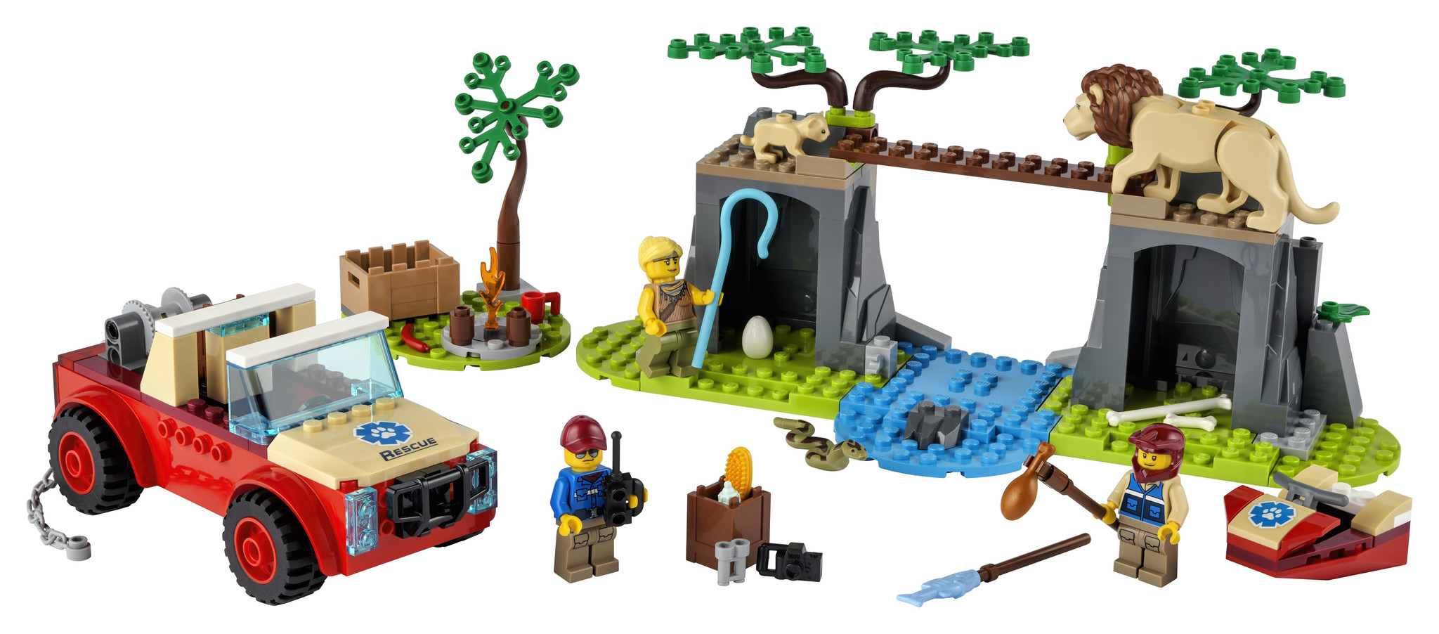 LEGO City Wildlife Rescue Off-roader Speelgoed 60301 - t Klavertje Vier