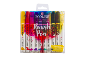 Talens Talens Ecoline Brushpen HANDLETTERING - 10stuks