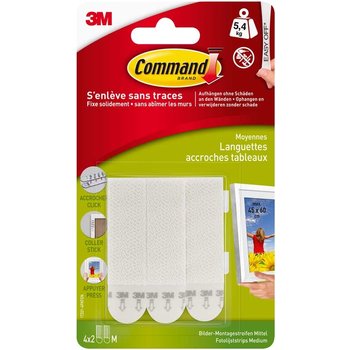 Scotch Scotch Command Fotolijststrips (medium) 5,4kg - 8stuks (wit)