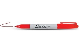Sharpie Permanent Marker Fine - rood