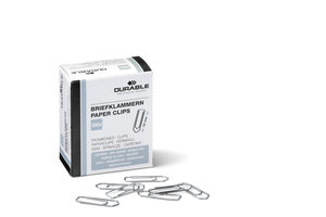 Durable Paperclips 32mm, verzinkt - 100stuks/doos