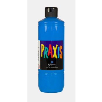 Verf Praxis 500ml - primairblauw