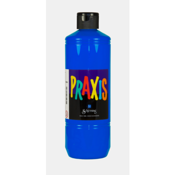 Verf Praxis 500ml - blauw