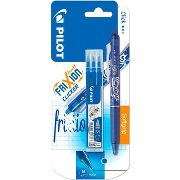 Pilot Pilot FriXion Clicker Rollerball 0,7mm - 1stuk + 3 vullingen (blauw)