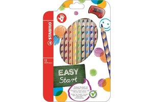 Stabilo Stabilo EASYcolors kleurpotloden - Etui (karton) 12stuks - rechts