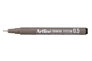 Artline Artline Technische tekenpen lijndikte 0.5mm - zwart