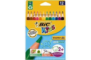 Bic BIC Kids Kleurpotloden ECOlutions Evolution Triangle - 12stuks