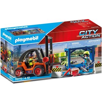 Playmobil PM City Action Cargo - Vorkheftruck met lading 70772