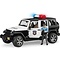 Bruder Politie Jeep Wrangler met politieagent