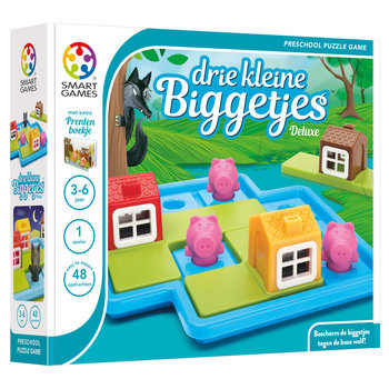 Smart Games Smart Games - De Drie Kleine Biggetjes Deluxe (48 opdrachten)