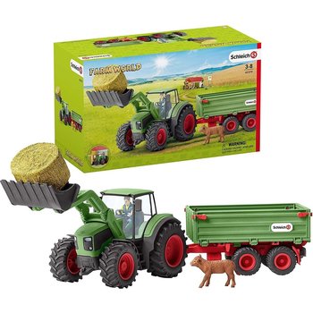 Schleich Schleich Farm World - Tractor met aanhangwagen