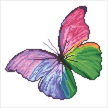 Diamond Dotz Flutter by Pink  Diamond Dotz - 31x31 cm